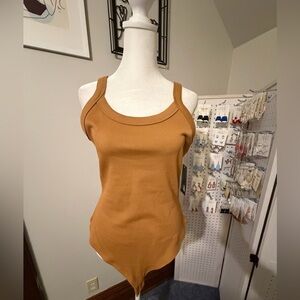 Wild Fable Mustard Ribbed Tank Top